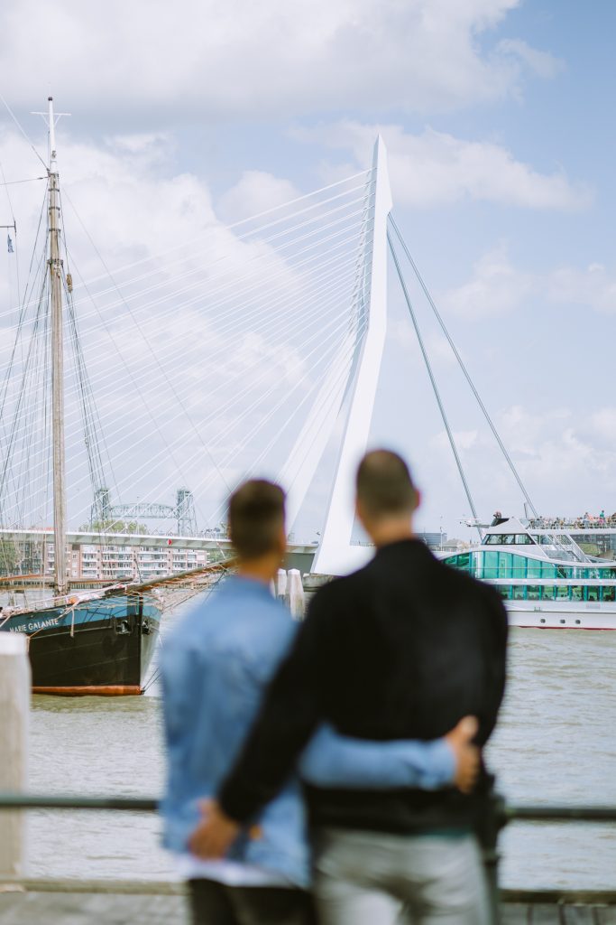 Gay couple Rotterdam Plantbased Dennis Pride Visit Netherlands by Maartje Hensen