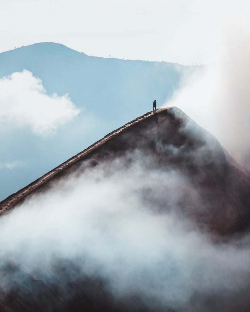 Bromo vulkaan Indonesie met stoom