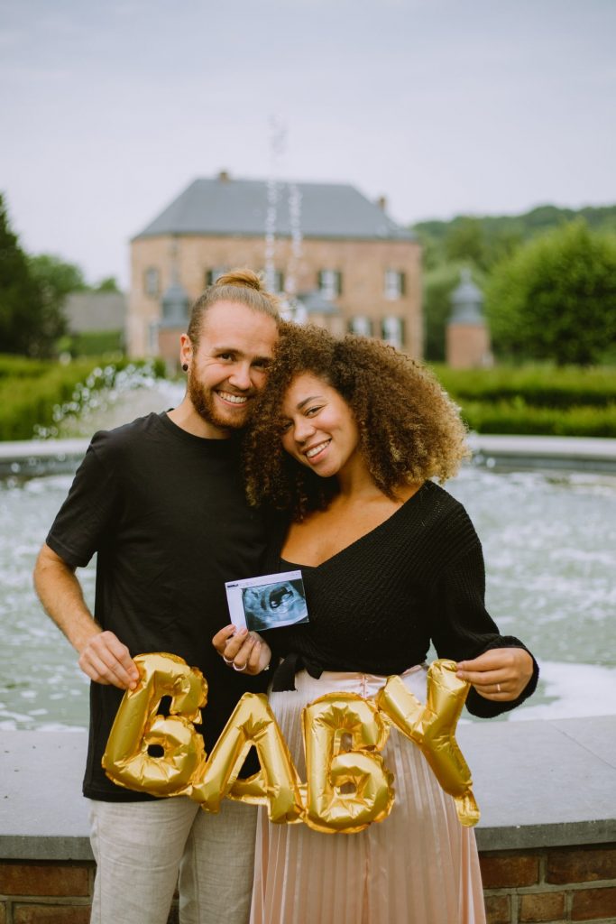 Fotoshoot zwangerschap aankondiging