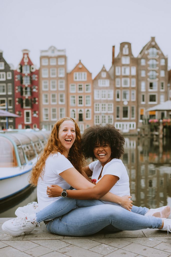 Lesbisch stel Amsterdam loveshoot